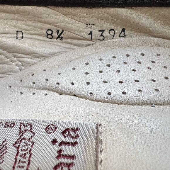 S. Maria Hand Made Shoes of Class Brown Buttery Leather Loafers Men 8.5 D Tassle - Picture 11 of 16